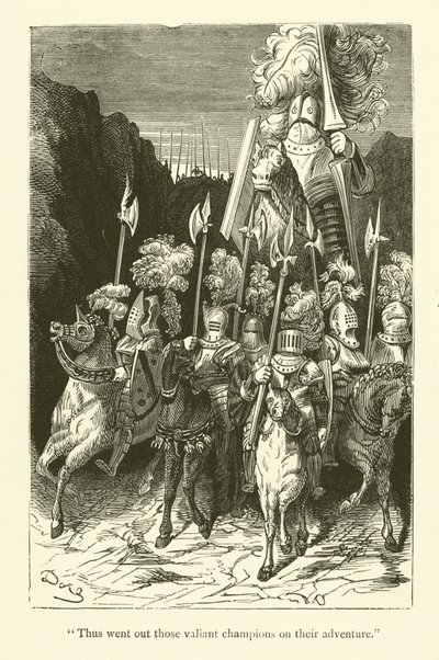 Illustration for the Works of Rabelais by Gustave after Dore